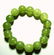 Natural Jadeite Jade Bead Green Bracelet Grade: 2B