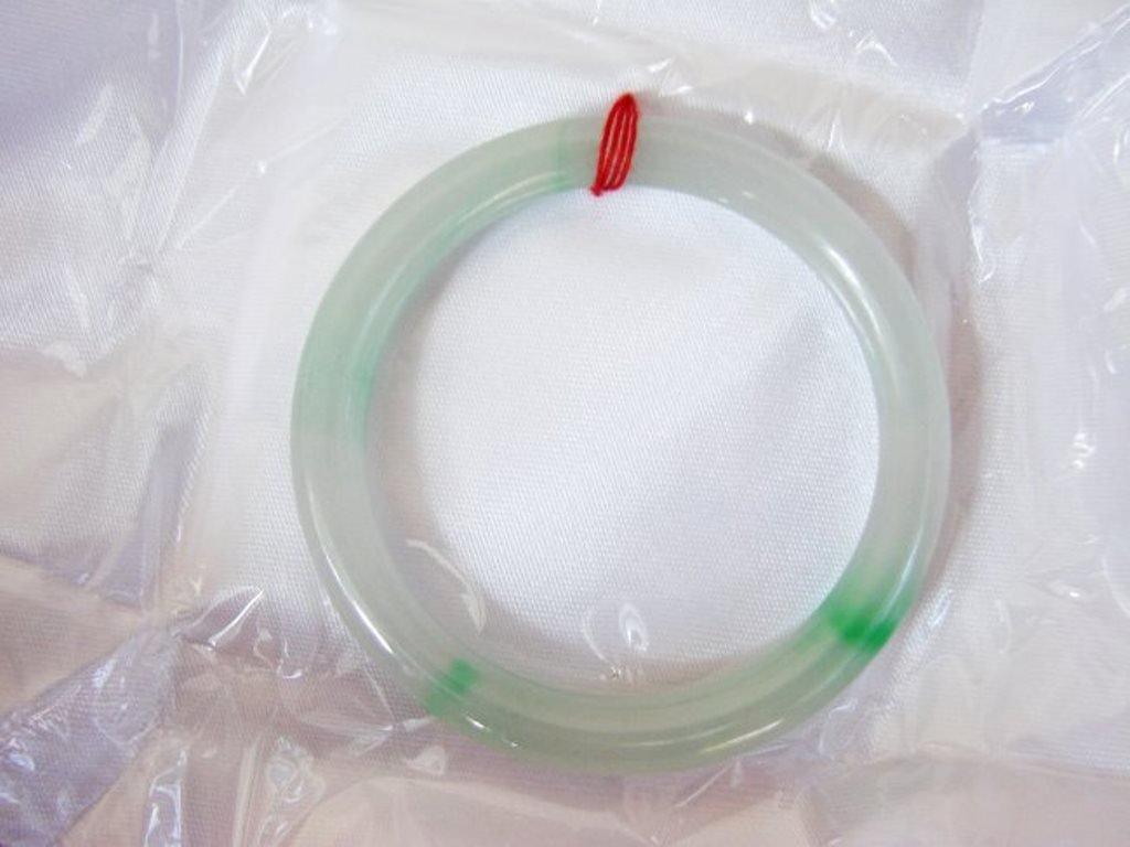 Natural Burma Jade Bangle JBA-A Size: 7 (1 of 3)