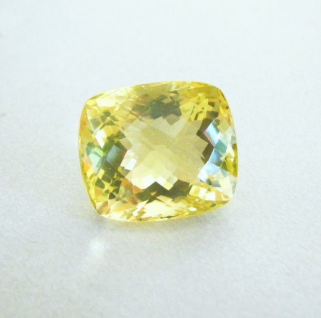 Loose Natural Lemon Topaz Cushion Shape 26.15Ct (1 of 3)