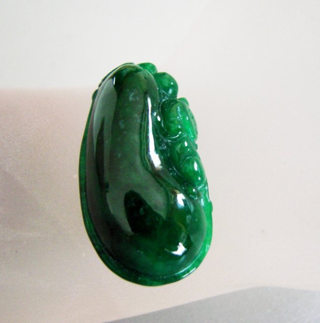 Loose Natural Chinese Carved Jade Pendant Grade: "A" (1 of 4)