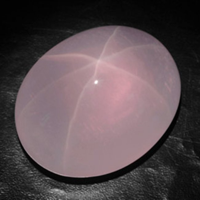 Pink Star Rose Quartz Cabochon 15.01Ct 15.2x11x12 mm (1 of 2)