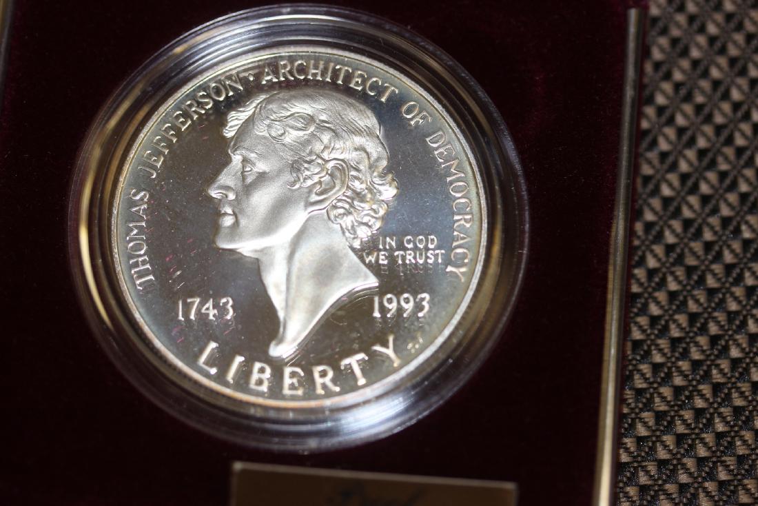A Thomas Jefferson Silver Coin: 90% Silver with COA