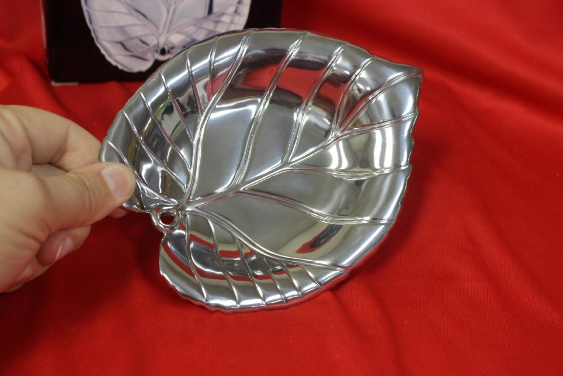 A Fitz and Floyd Metal Serveware: snack tray