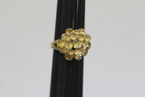 A Gold Plated or Sterling Ring: as shown