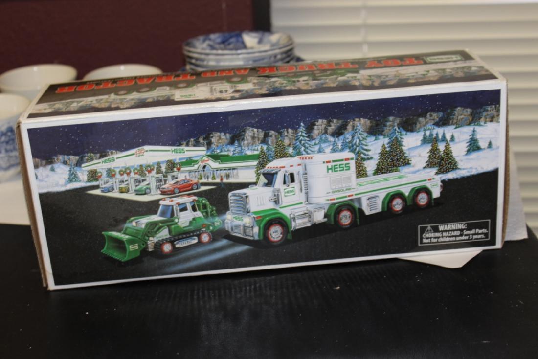 Hess Toy Truck and Tractor: still in box, but not exam out of the box
