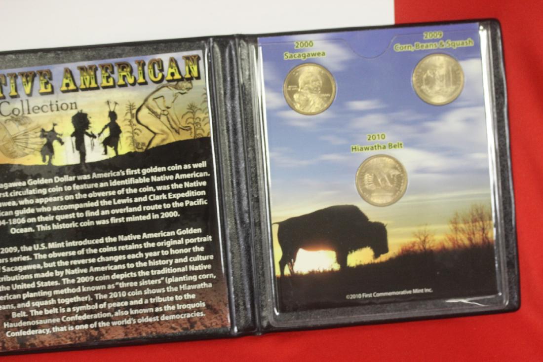 Lot of 3 Native American Coins: First Commemorative Mint Inc