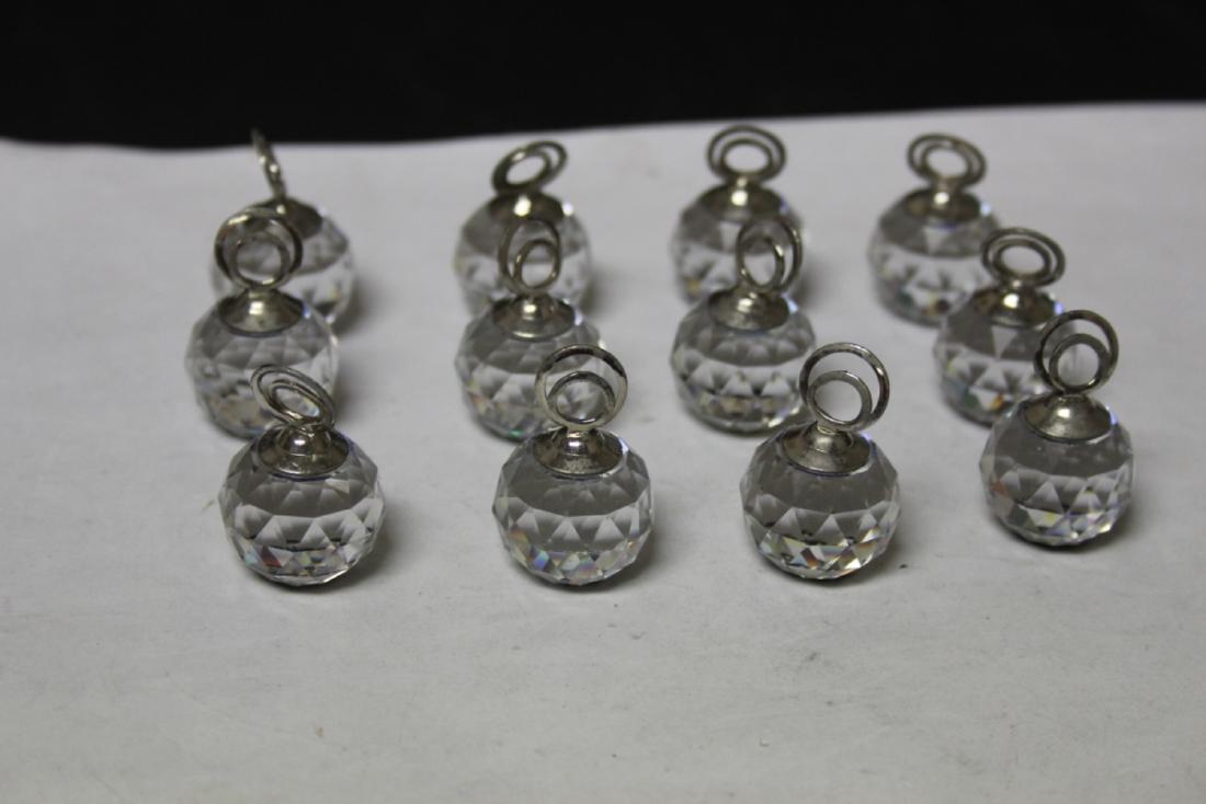 Lot of 12 Swarowski? Crystal Place Card Holders: as shown on photos