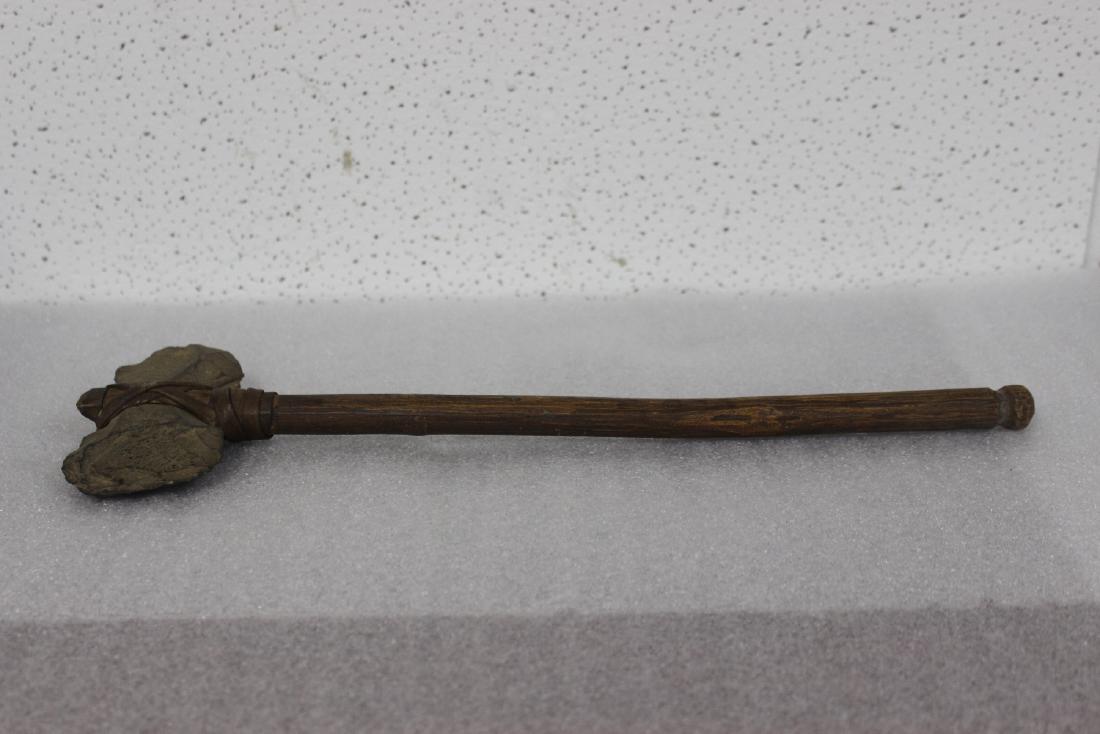 A Vintage Native American Tomahawk Axe: 15" long