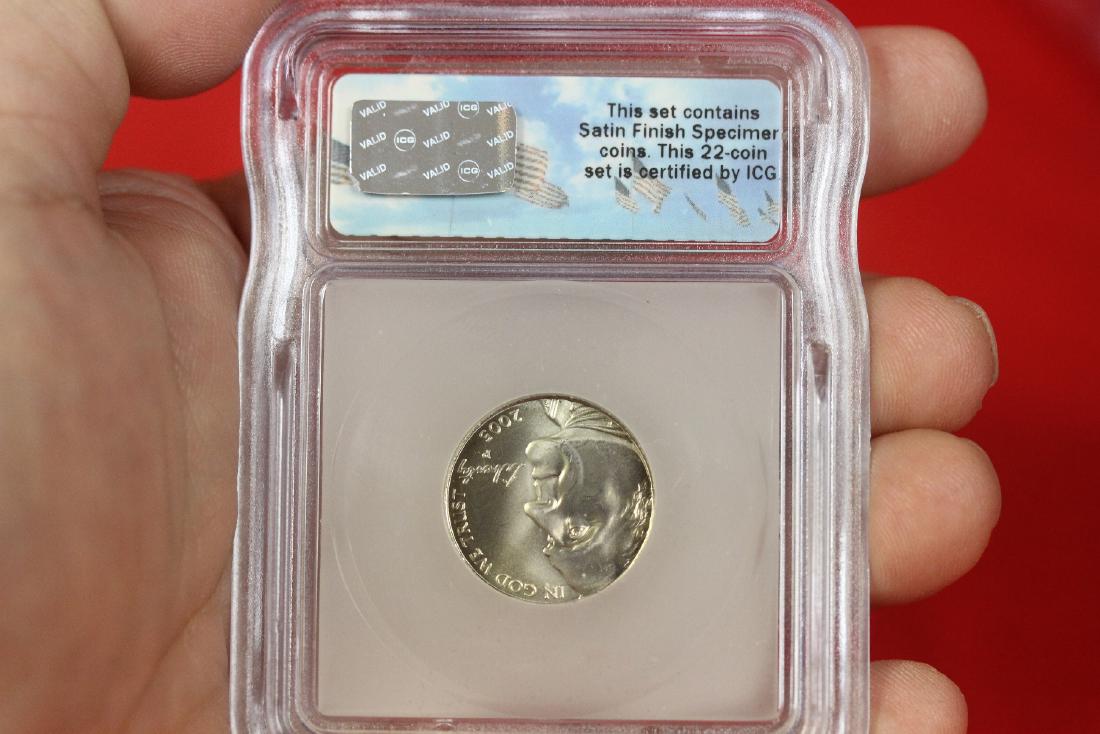 A 2005 P 5 cent Graded Coin: ICG graded SP69 satin finish