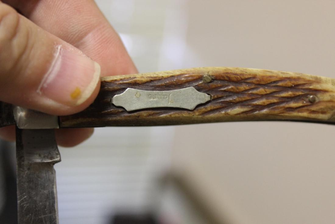 A Sabre Pocket Knife: Three blades