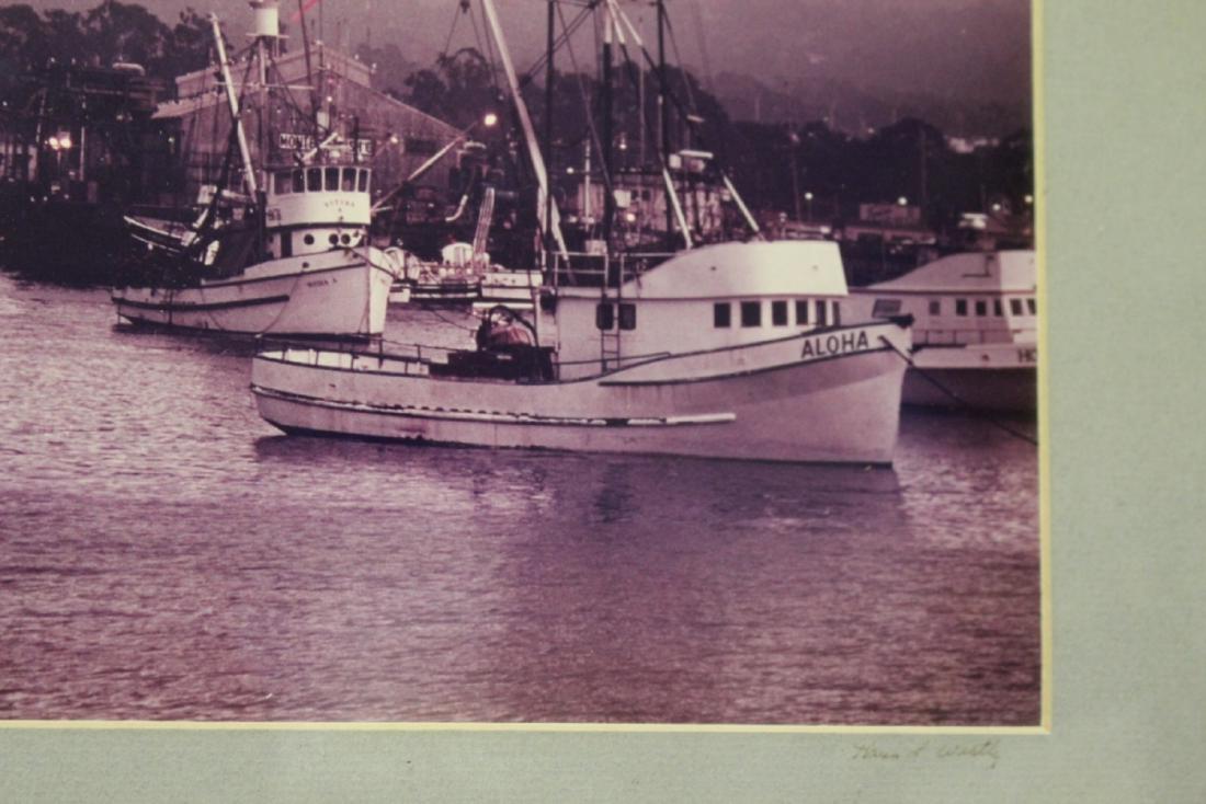 A Photograph - Signed Karen Wesley -: 1980's - overall= 15 1/2" x 12 3/4"