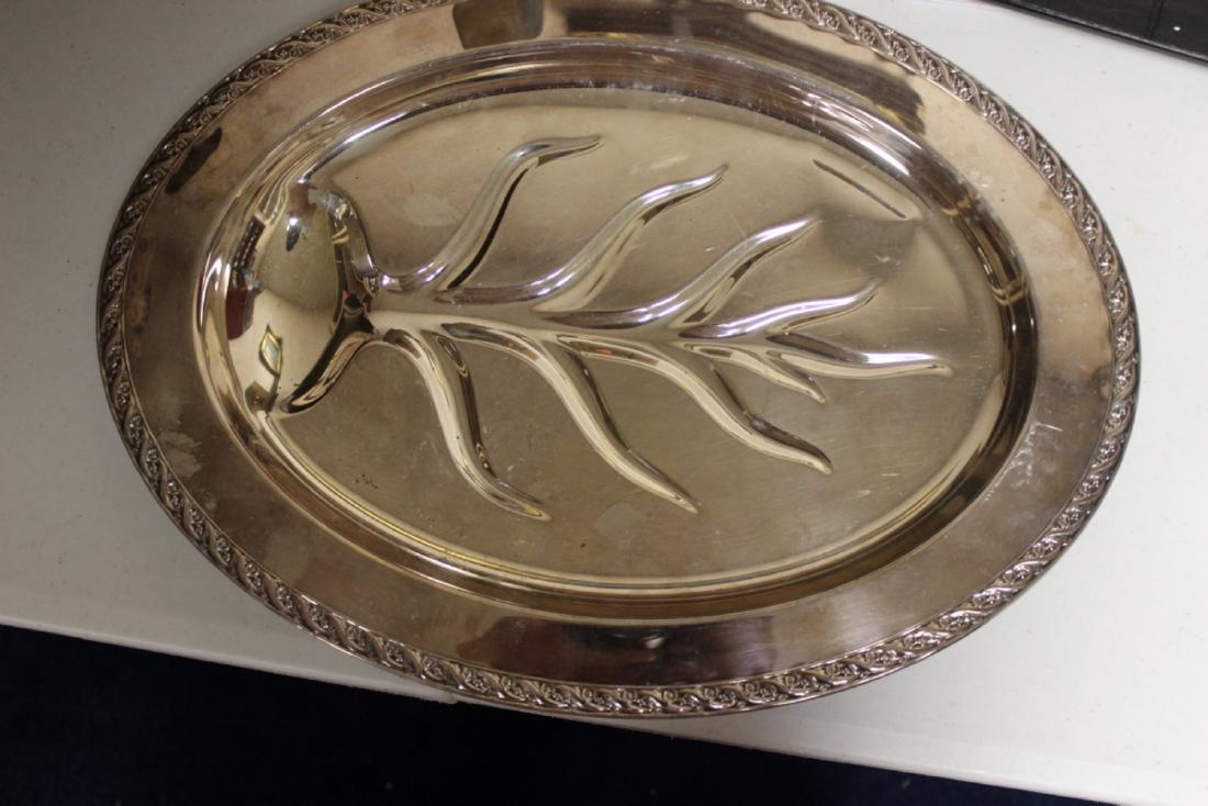 A W.M. Rogers and Son Silverplated Spring Flower: Approximately 16 1/4 inches in diameter