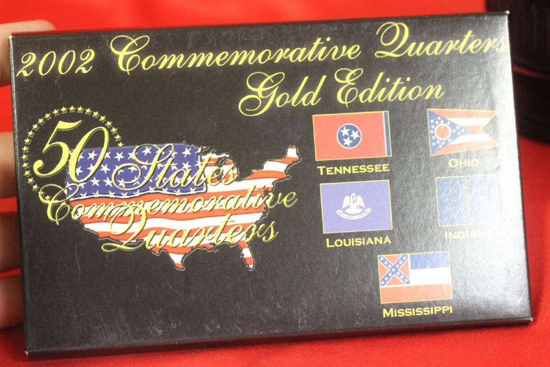 A 2002 Commemorative Quarters: Gold edition