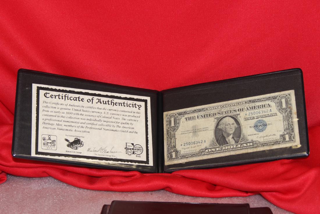 Historic Coin and Currency - Blue Seal Star Note: The American Heritage Mint