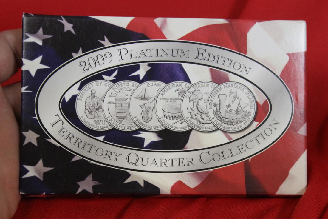 A 2009 Platinum Edition Quarter Set: as shown