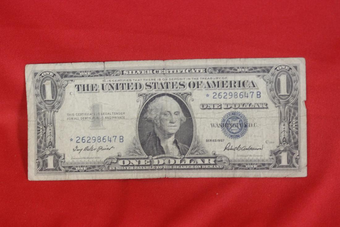 A Blue Seal One Dollar Star Note: as shown