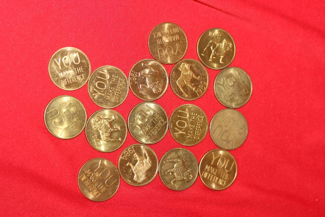 Lot of 16 Mack Truck Token: as shown
