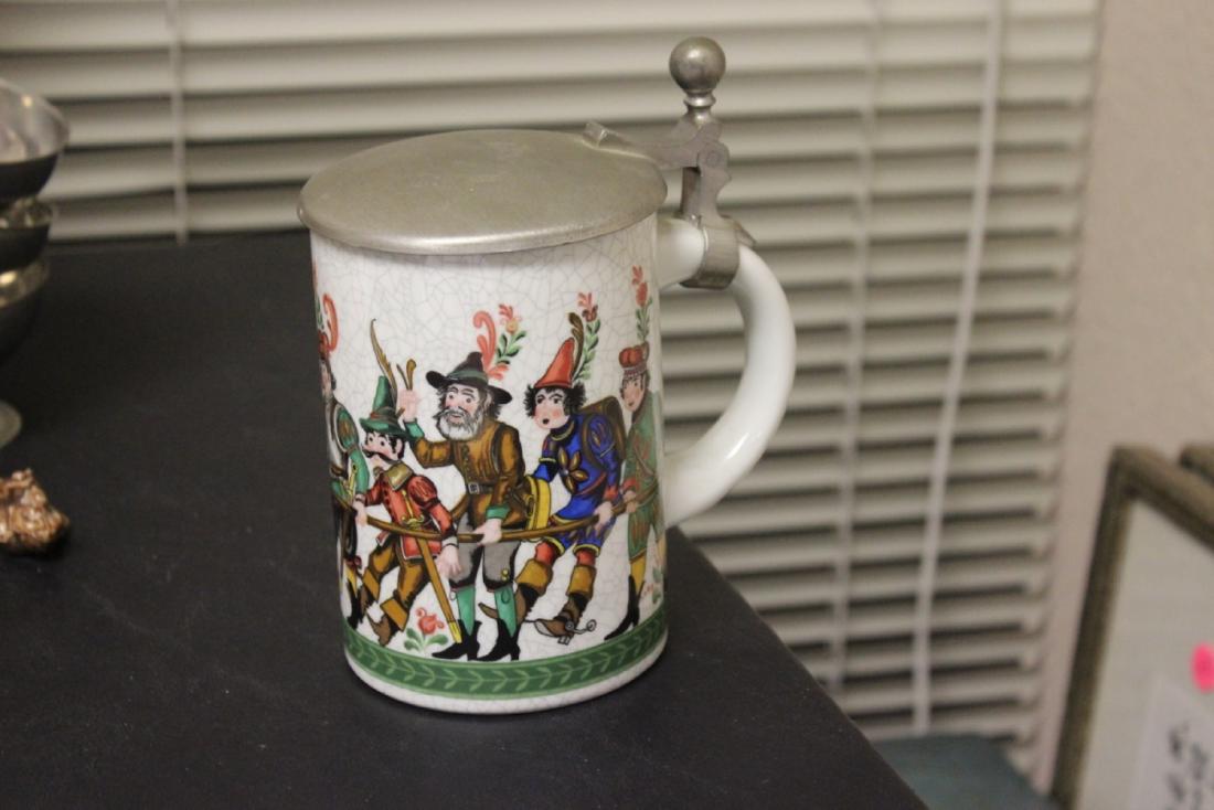 A Stein: 6 3/4" tall at the highest point