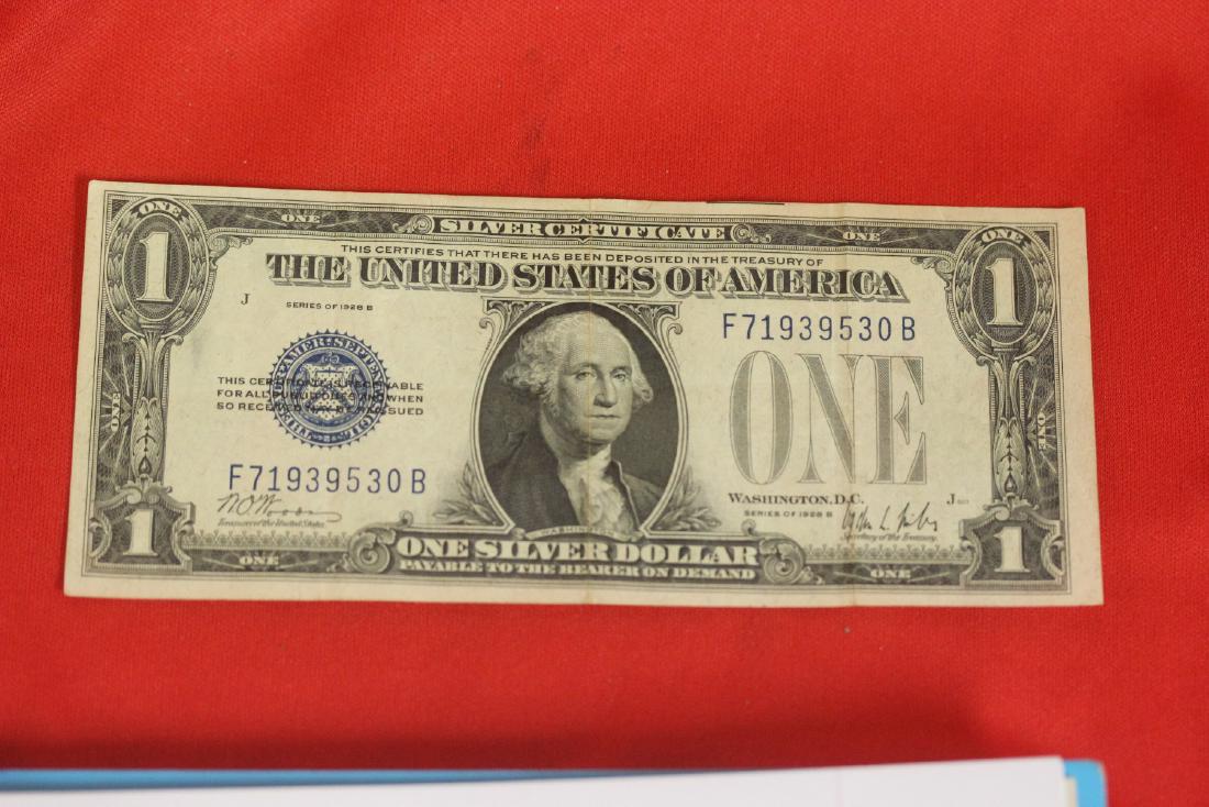 A Crisp 1928 Funny Back One Dollar Note: as shown