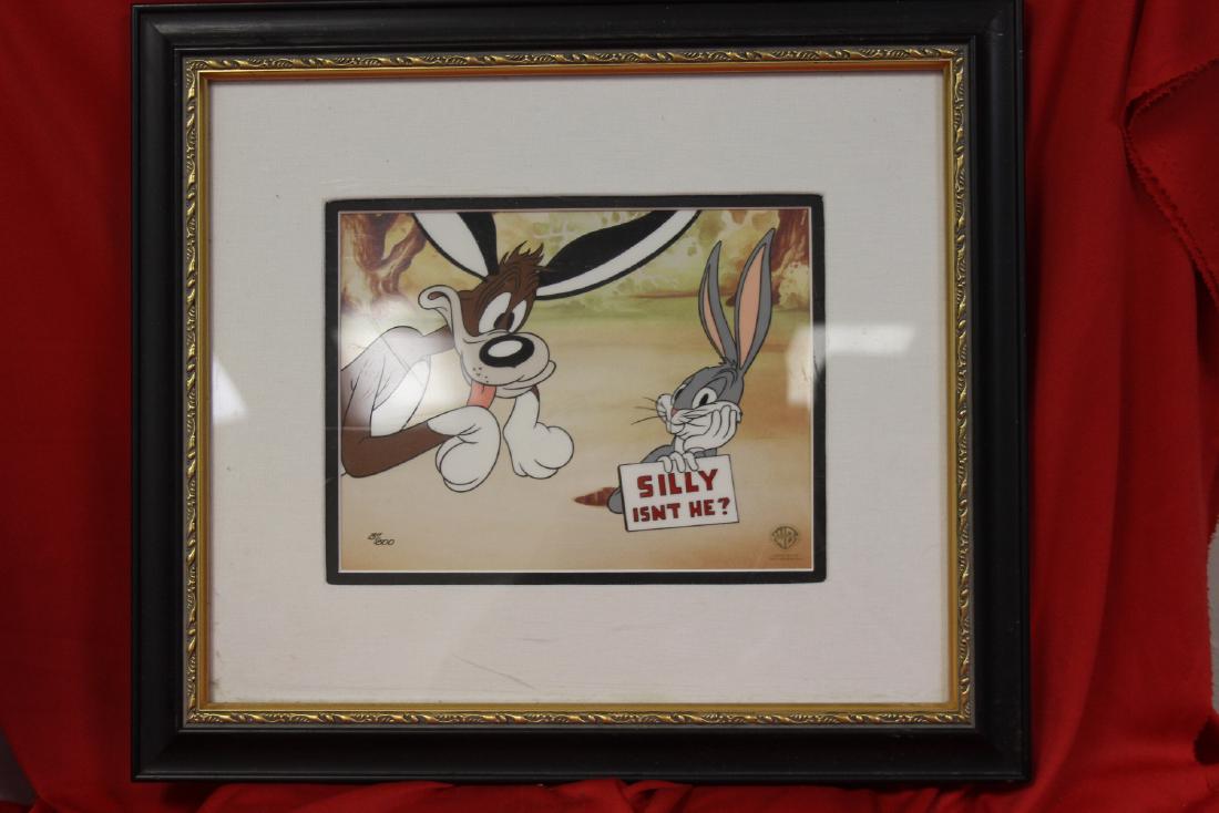 A Warner Brother Cell: COA on back - overall= 16 1/4" x 14 1/4"