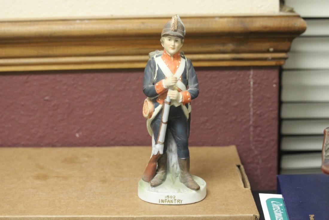 A Ceramic Soldier: Vintage - 7 5/8" tall