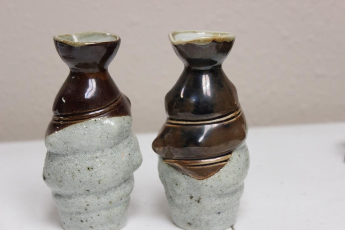 Pair of Saki Bottle: 5 inches in height