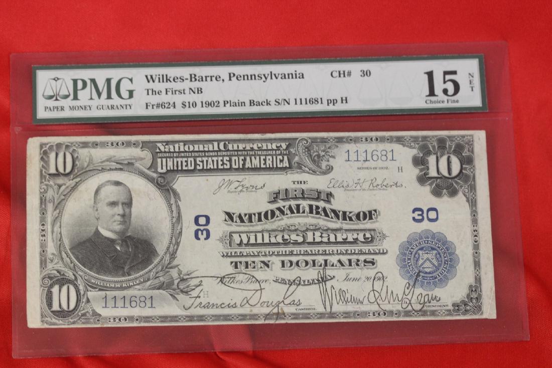 A 1902 Ten Dollar Note Horse Blanket