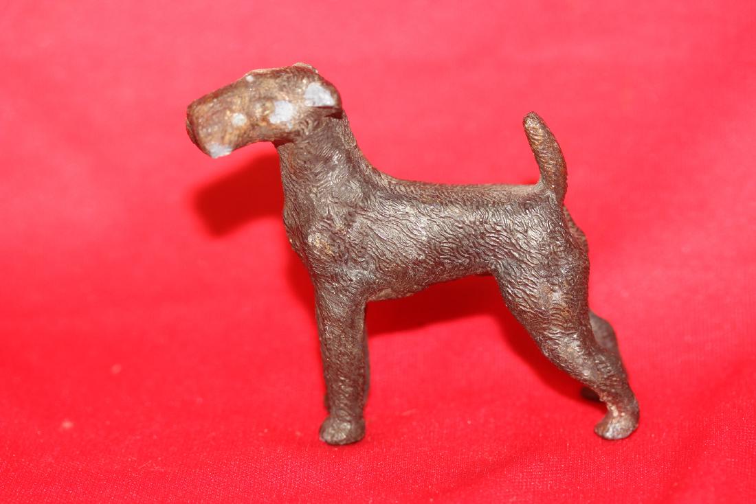 A Cast Iron Dog: 2 1/2" tall