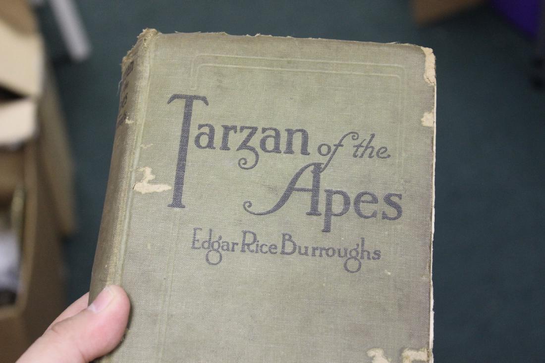 Tarzan of the Apes by Edgar Rice Burroughs: Hardcover book - loose binding and pages