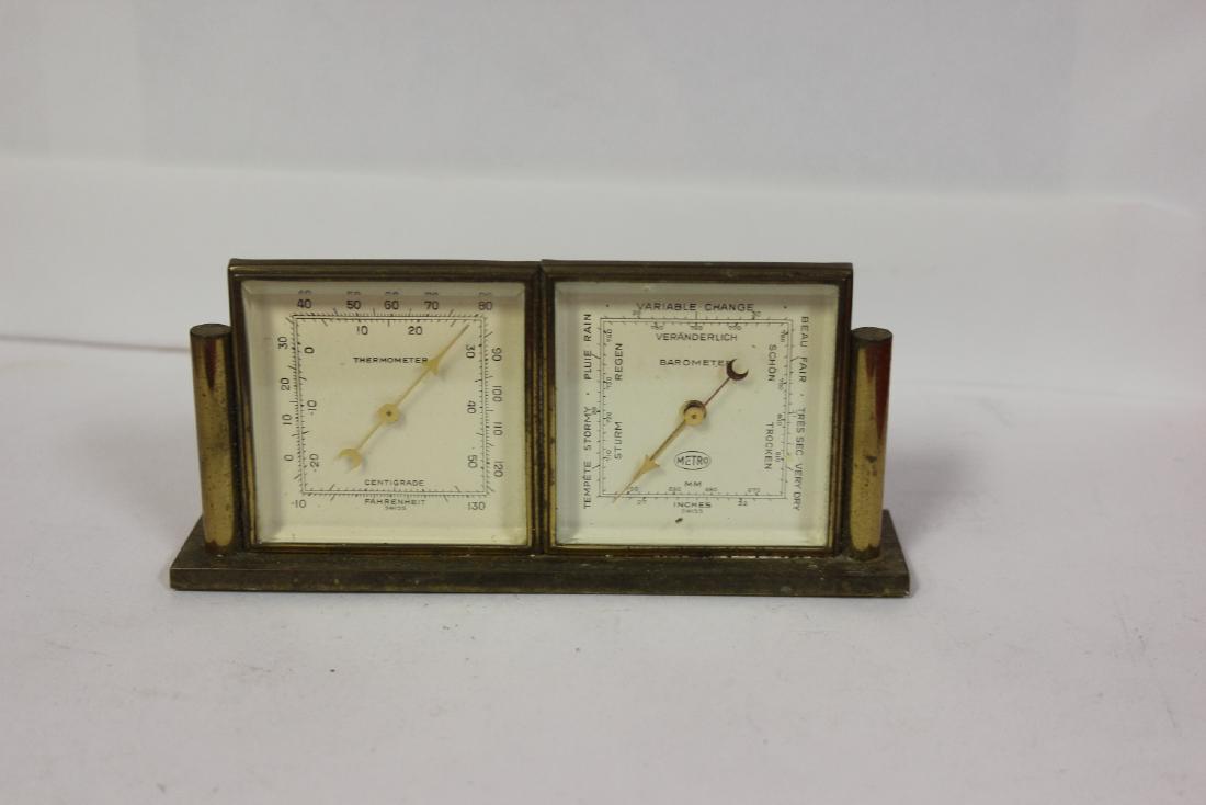 A Vintage Barometer/Thermometer: do not know if it works or not