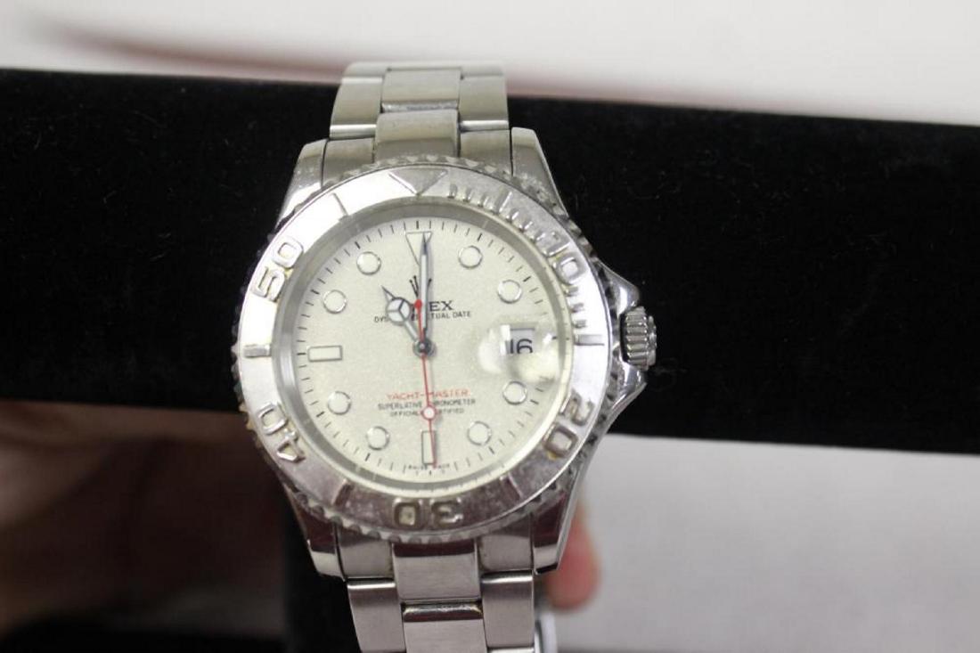 A Fake Rolex: crown needs to be readjusted
