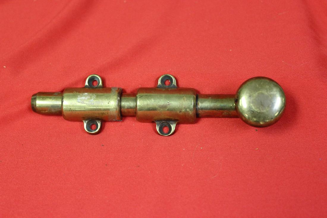 A Vintage Brass Lock: 6 3/4" long