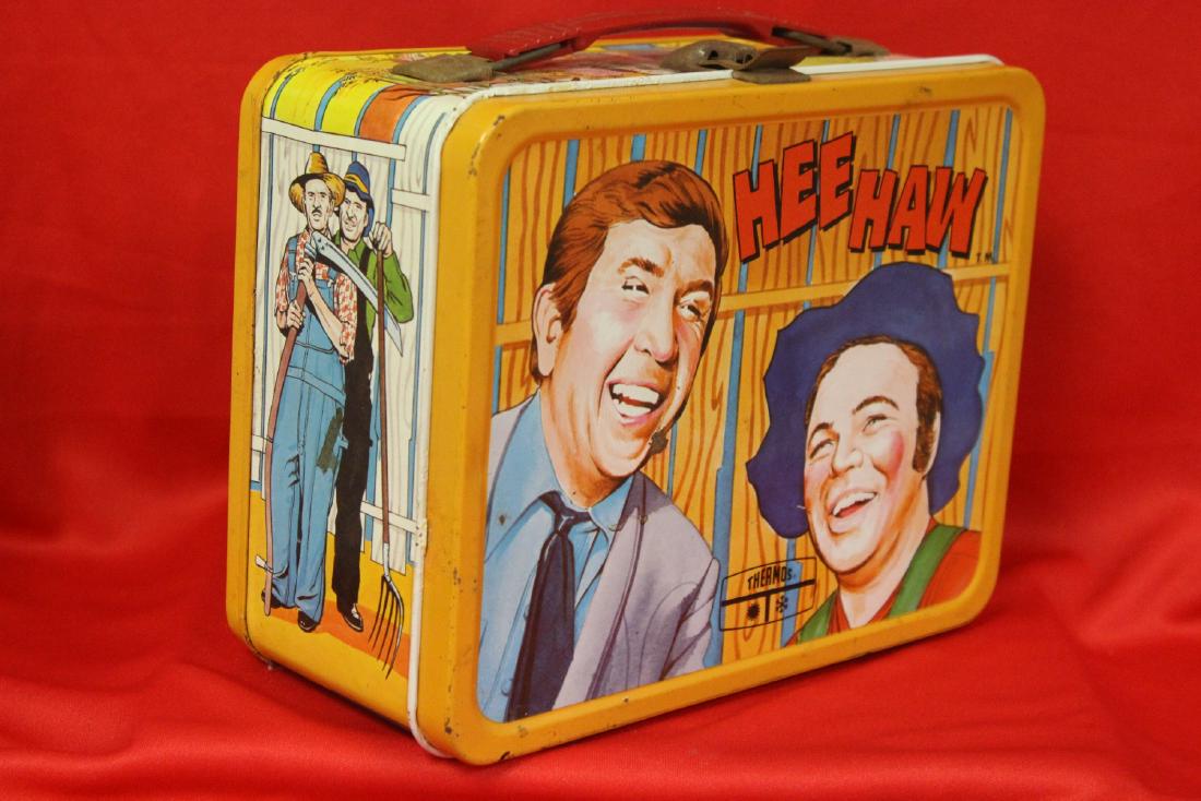 A Vintage 1971 Hee Haw Thermo Lunch Box: Please note: Thermo bottle is missing