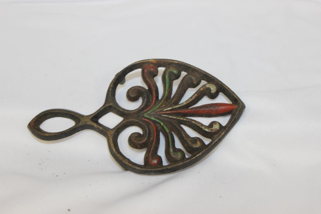 A Small Cast Iron Trinket: 5 1/4" long