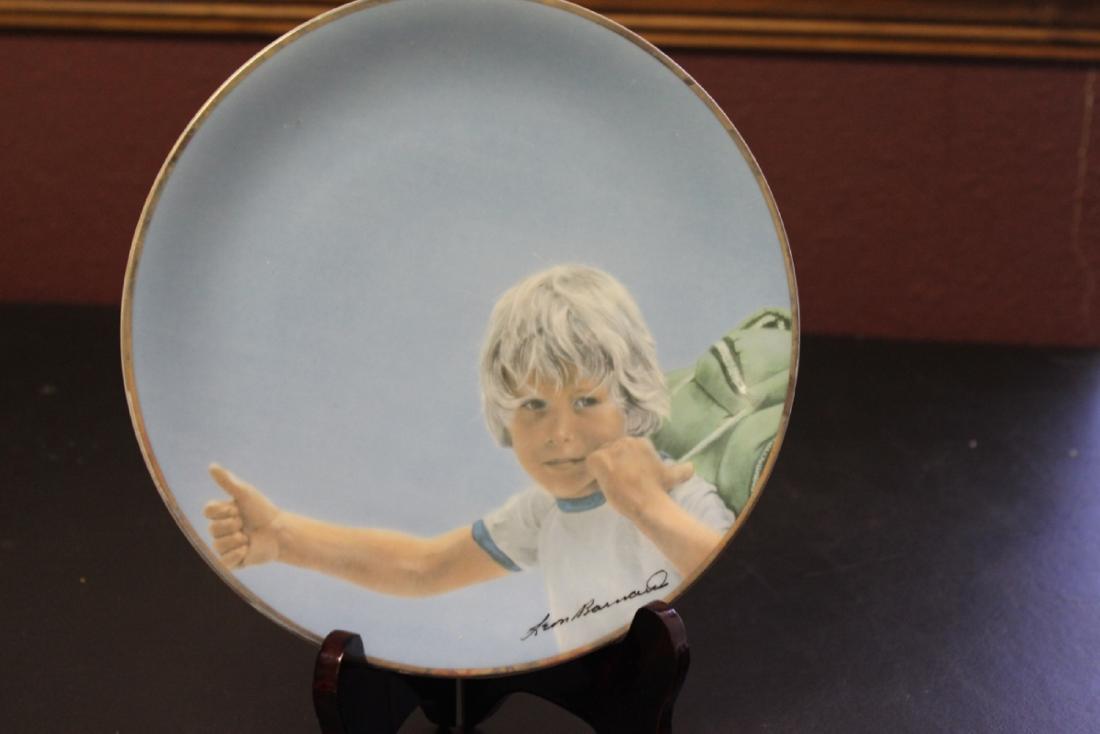 Collector's Plate by Leon Barnard: Boxed - 8 inches in diameter