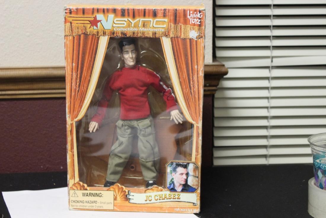 N'Sync JC Chasez Action Figure: Approximately 10 inches tall