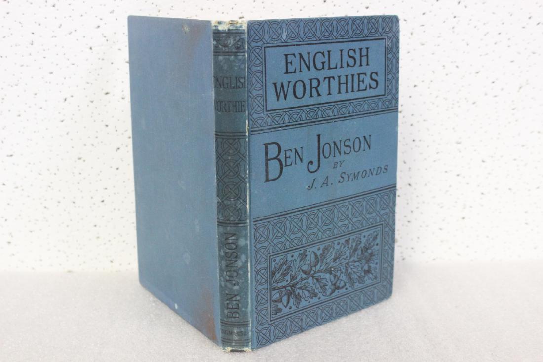 English Worthies Ben Johnson by T.A. Symonds - 1888: Hardcover book