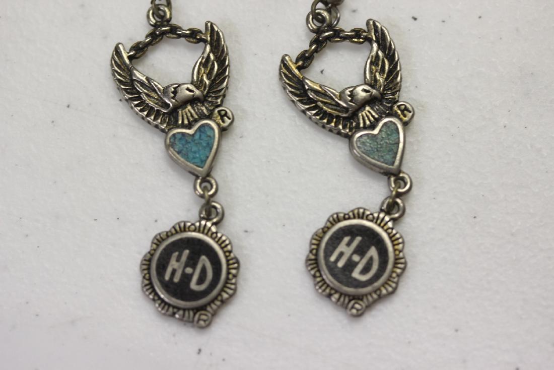Pair of Harley Davidson Vintage Earrings: as shown