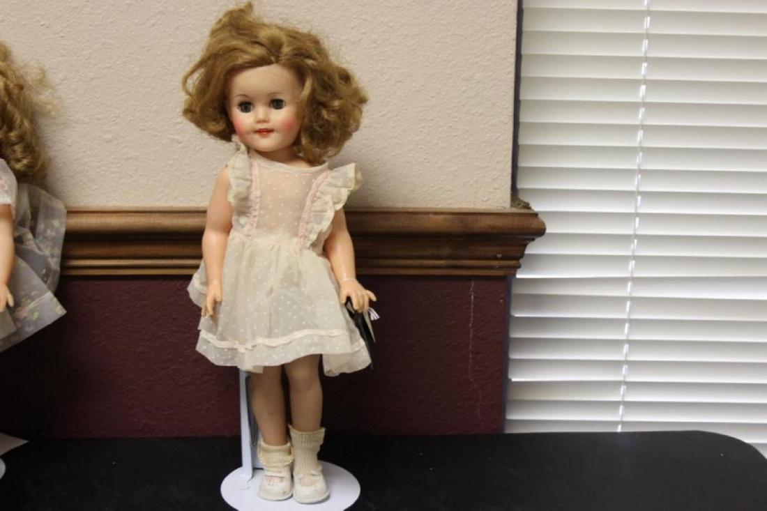 A Vintage Shirley Temple Doll: from the Ideal company - approximately 14 1/2" tall