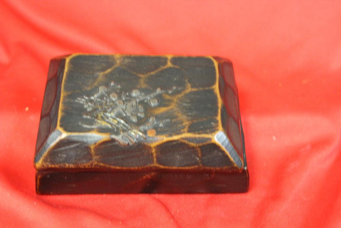 A Wooden Box: 4 3/4" long