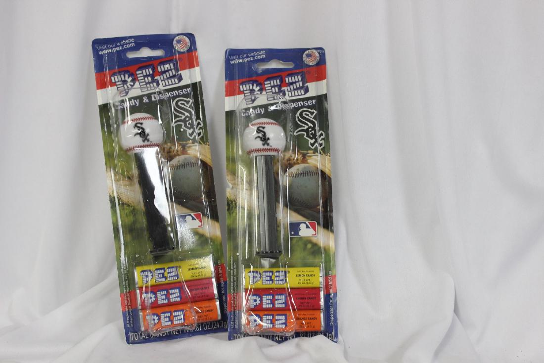 Lot of Two PEZ Dispensers: Chicago White Sox
