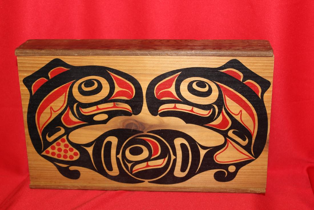 A Wooden Box: 11" wide