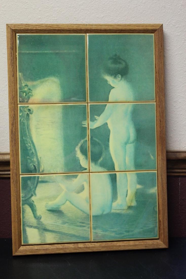 A Tile Picture: Overall= 19 3/4" x 13 5/8"