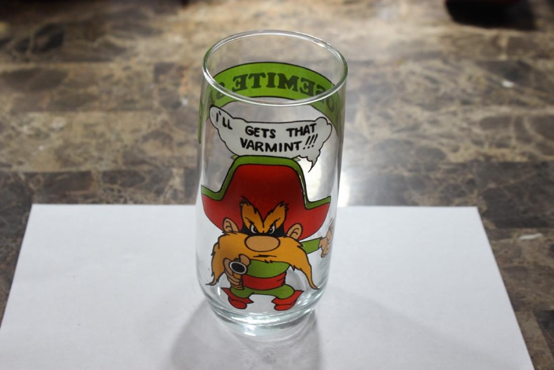 A 1966 Arby Yosemite Same Disney Glass Cup: as shown on photos