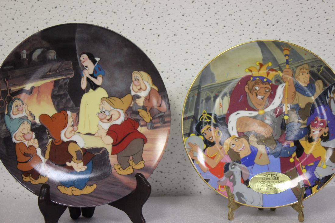 Lot of Two Disney Collector's Plate: Larger one diameter = 8 5/8"