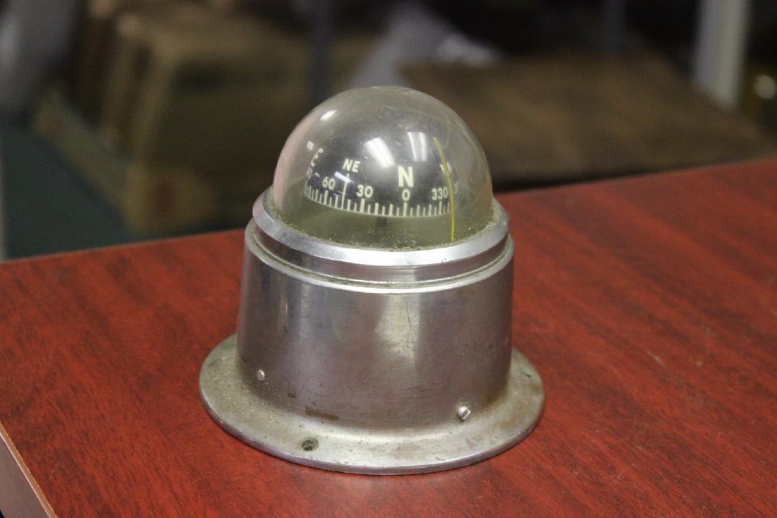 A Chicago Airguide Compass: Aluminum base