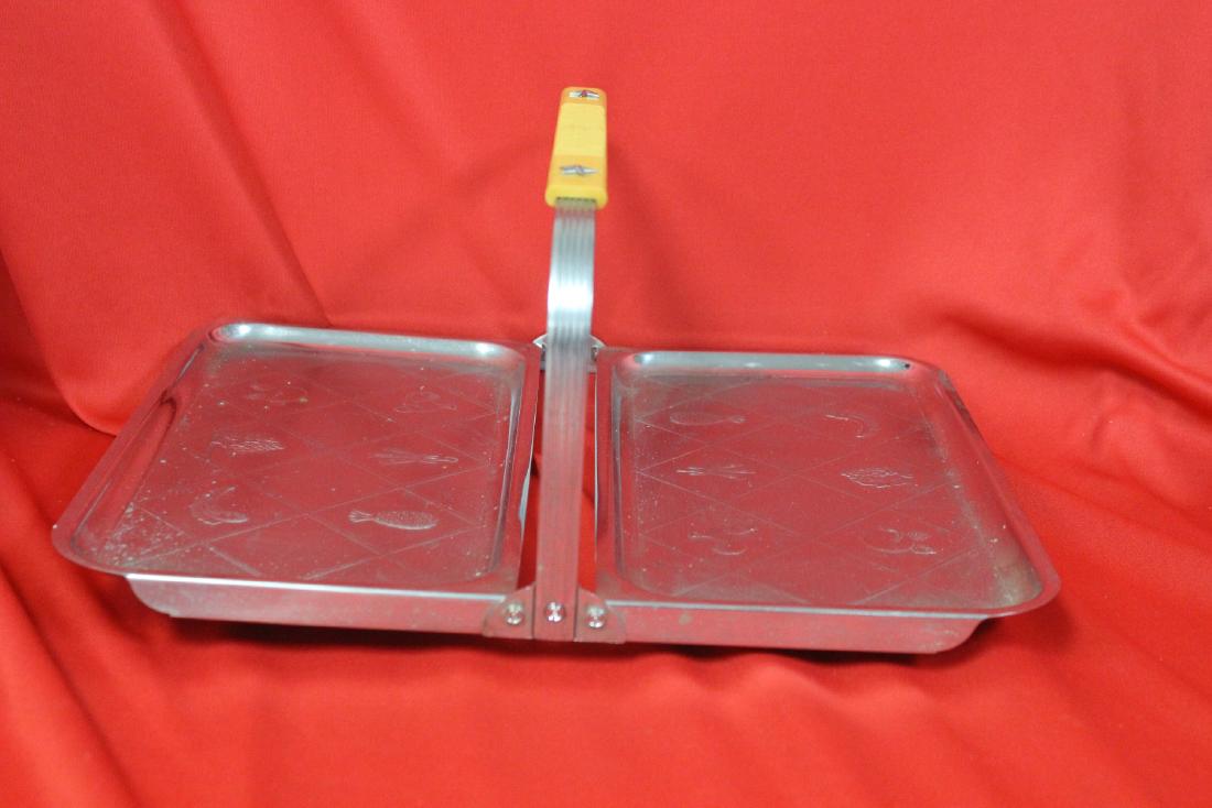 A Bakelite Handle Tray: mid century or retro - 13" x 10 3/4"