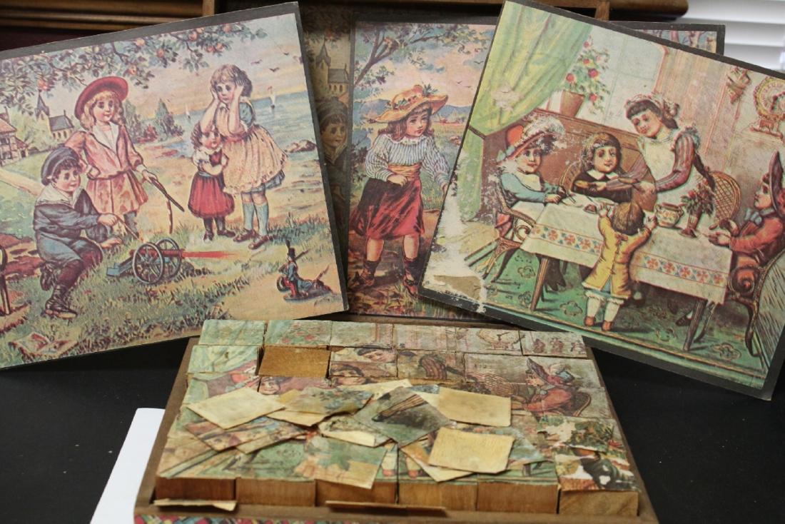 A Victorian? Puzzle Blocks: do not know if everything is there