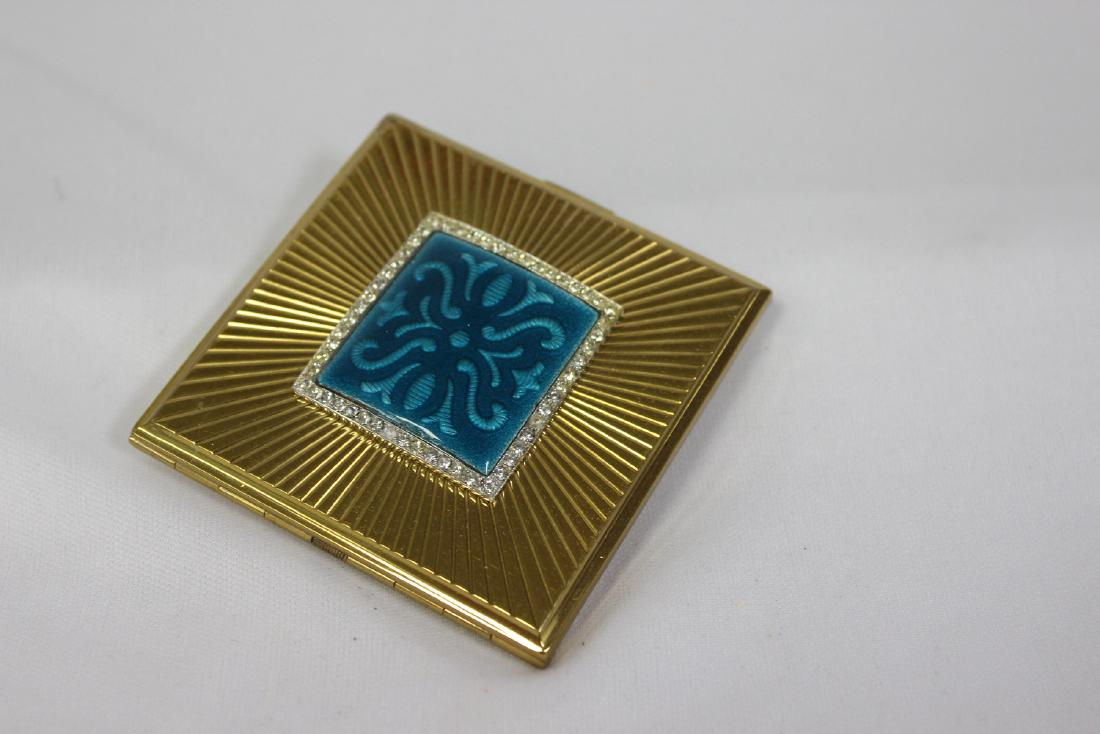 A Vintage Compact: 2 5/8" square