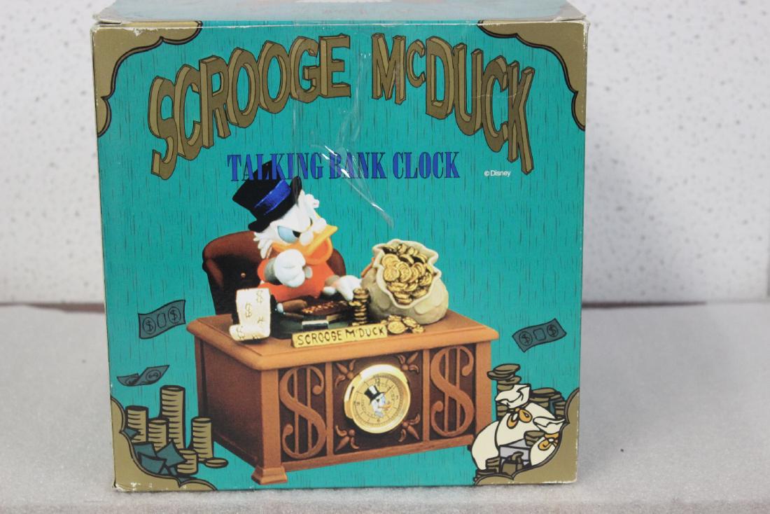 A Scrooge McDuck Talking Bank Clock: never opened